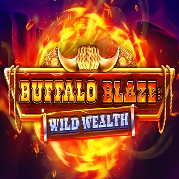 Buffalo Blaze Wild Wealth logo by OctoPlay Ringospin Casino