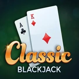 Classic Blackjack logo by Red Tiger Gaming Ringospin Casino