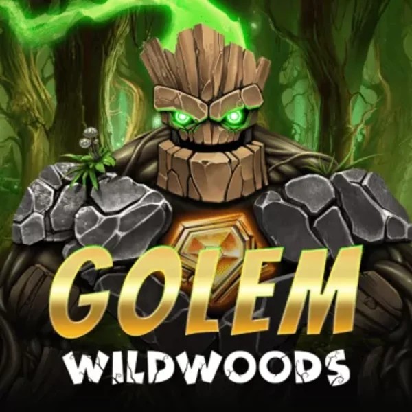 Golem Wildwoods logo by BF Games at Ringospin Casino