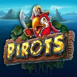 Official Slots logo: Pirots by ELK Studios at Ringospin Casino