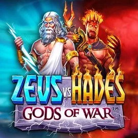 Zeus vs Hades: Gods of War slot logo by Pragmatic Play at Ringospin Casino